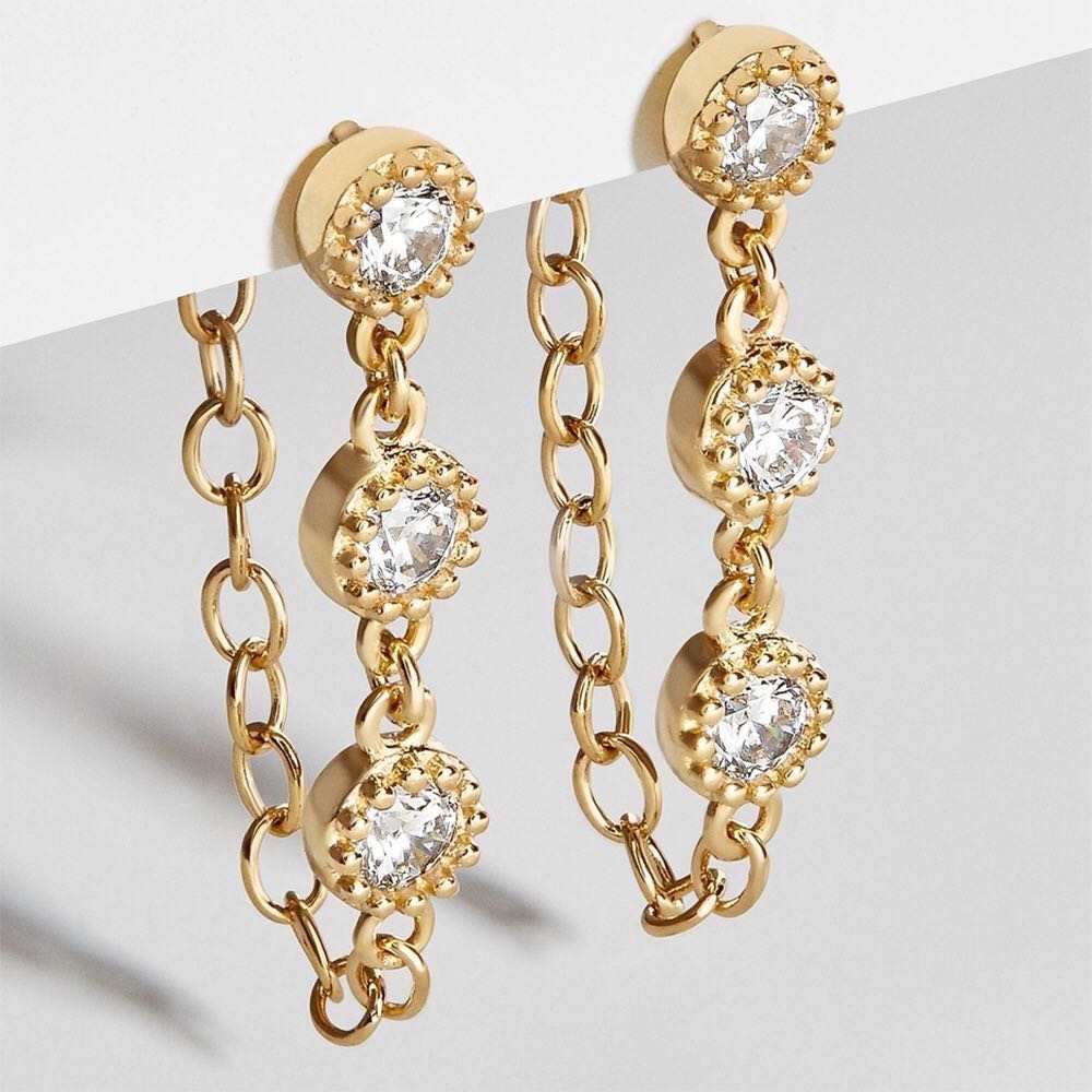 Ear piercings earrings - drop style